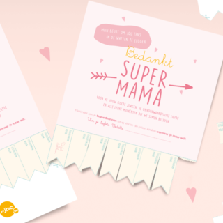 Bedank je supermama met zelfgemaakte tegoedbonnen Bedank je supermama met zelfgemaakte tegoedbonnen